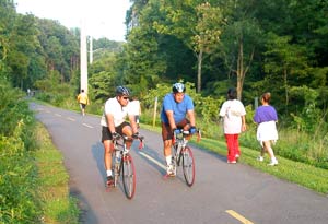 ทางจักรยานในอเมริกา W&OD trail