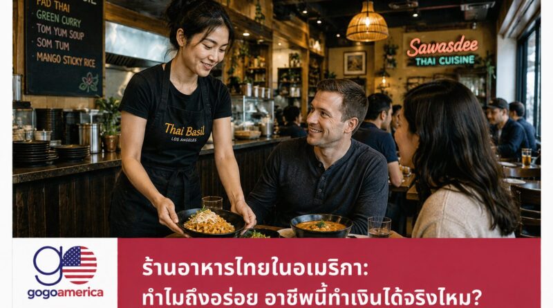 ร้านอาหารไทยในอเมริกา อาหารไทยยอดนิยมที่คนอเมริกันชื่นชอบ